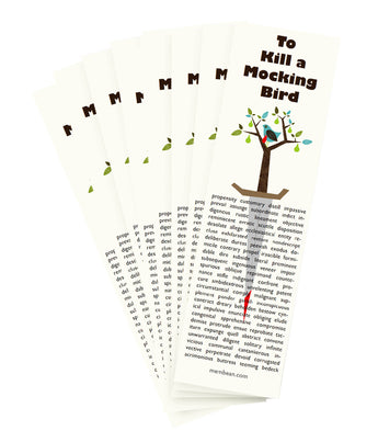 To Kill A Mockingbird Bookmarks - (Pack of 40 bookmarks)