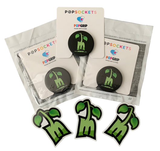 Pop Sockets & Bubble Cut Stickers 3-Pack